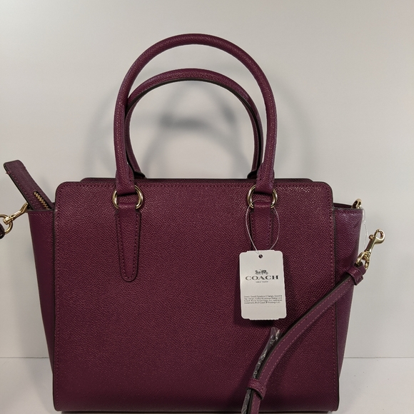 💜 NWT Leah satchel crossbody HTF color!! - Picture 2 of 8